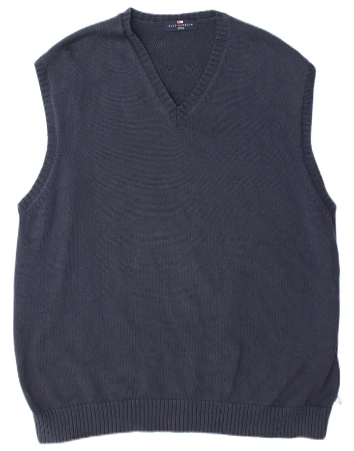 Canotta da uomo Marks & Spencer XL in cotone blu navy