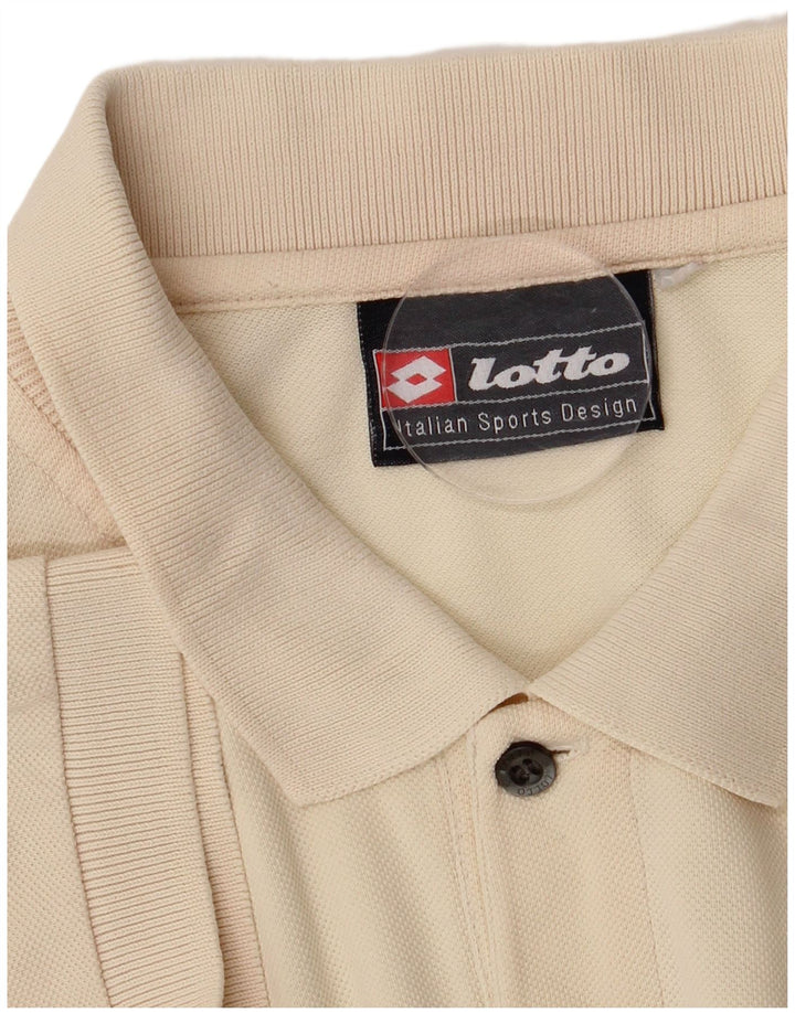 Polo da uomo Lotto grande beige