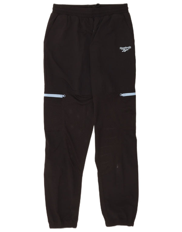 Reebok Mens Cargo Tracksuit Trousers Joggers XS Black Nylon