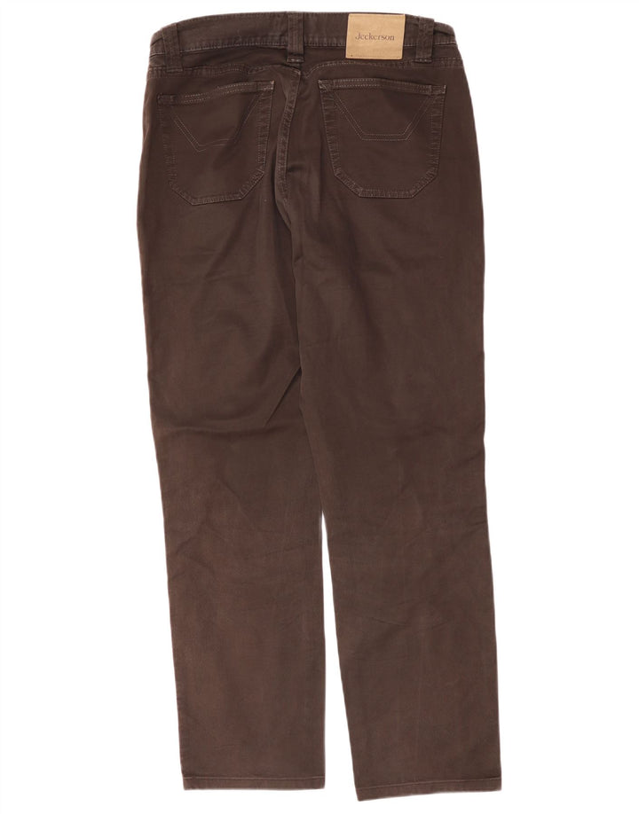 Jeans dritti da donna Jeckerson W32 L29 cotone nero