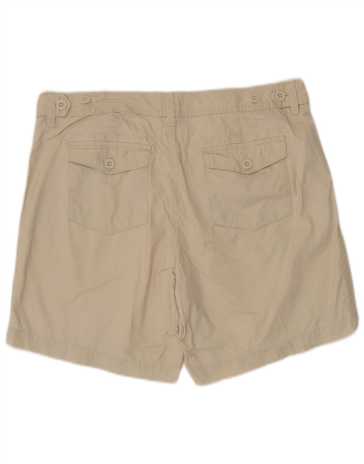 Pantaloncini chino da donna EDDIE BAUER US 6 medi W34 cotone beige