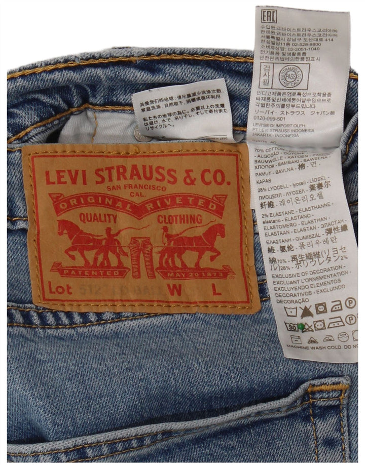 LEVI'S Jeans slim affusolati 512 da uomo W32 L27 cotone blu