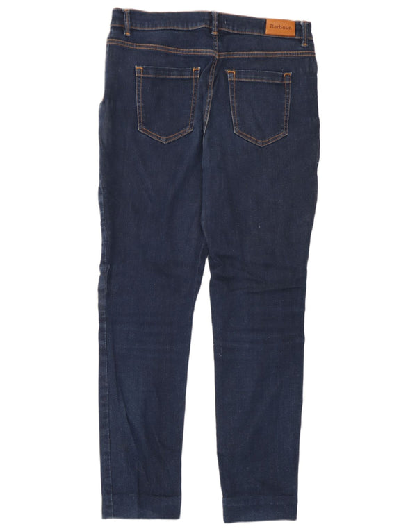 Jeans slim da donna Barbour UK 16 Large W32 L28 Cotone blu navy