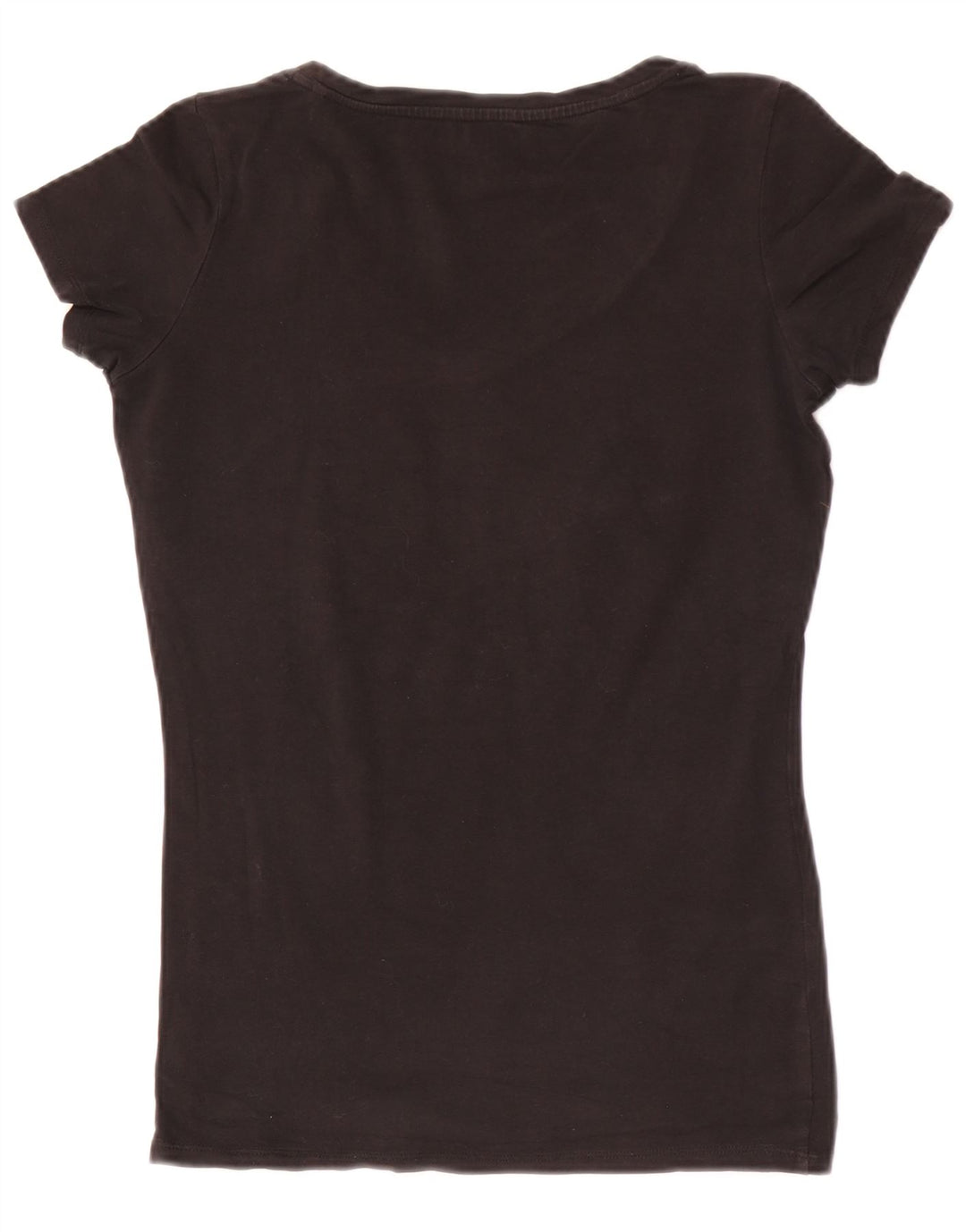 T-shirt grafica da donna Guess Top UK 12 Medium Nera