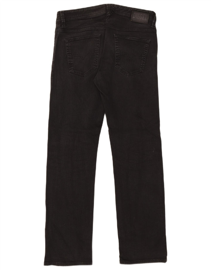 Jeans dritti da donna Diesel W32 L31 cotone nero