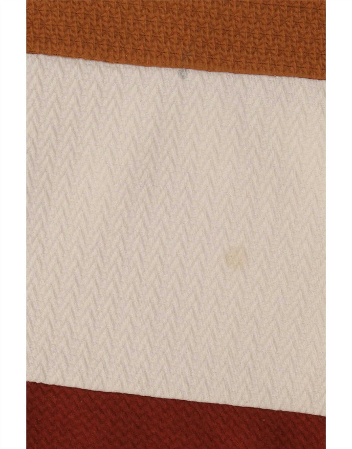 Felpa Zara da uomo maglione XL poliestere colorato a blocchi di colore