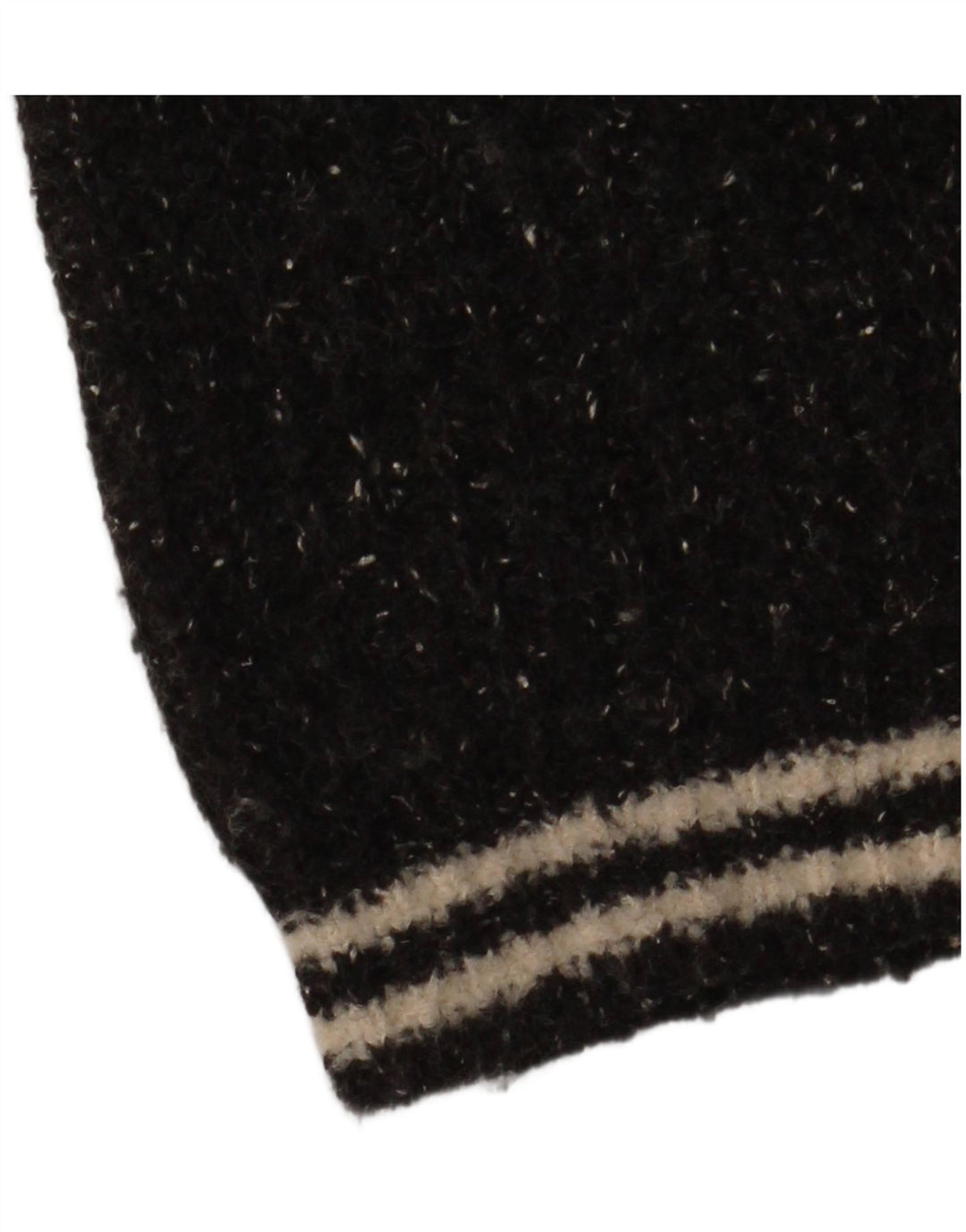 Belfe & Belfe Maglione da uomo con scollo a V, grande lana screziata grigia