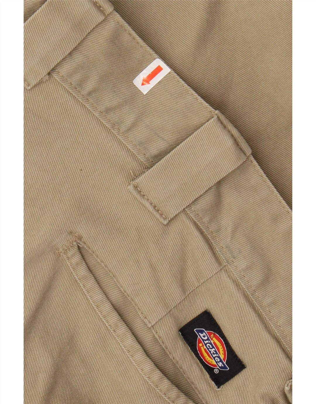 DICKIES Pantaloni chino skinny slim da uomo W38 L34 Cotone beige