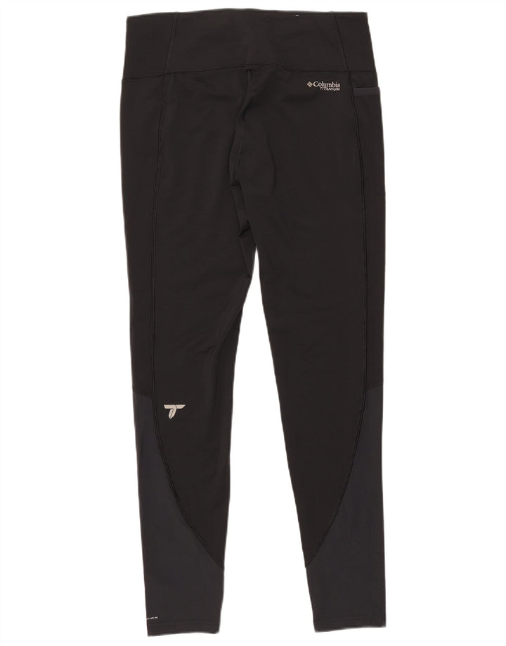 Leggings Columbia da donna in titanio UK 14 grande poliestere nero