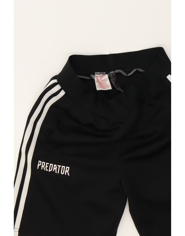 ADIDAS Boys Graphic Sport Shorts 11-12 Years  Black Polyester Vintage Adidas and Second-Hand Adidas from Messina Hembry 