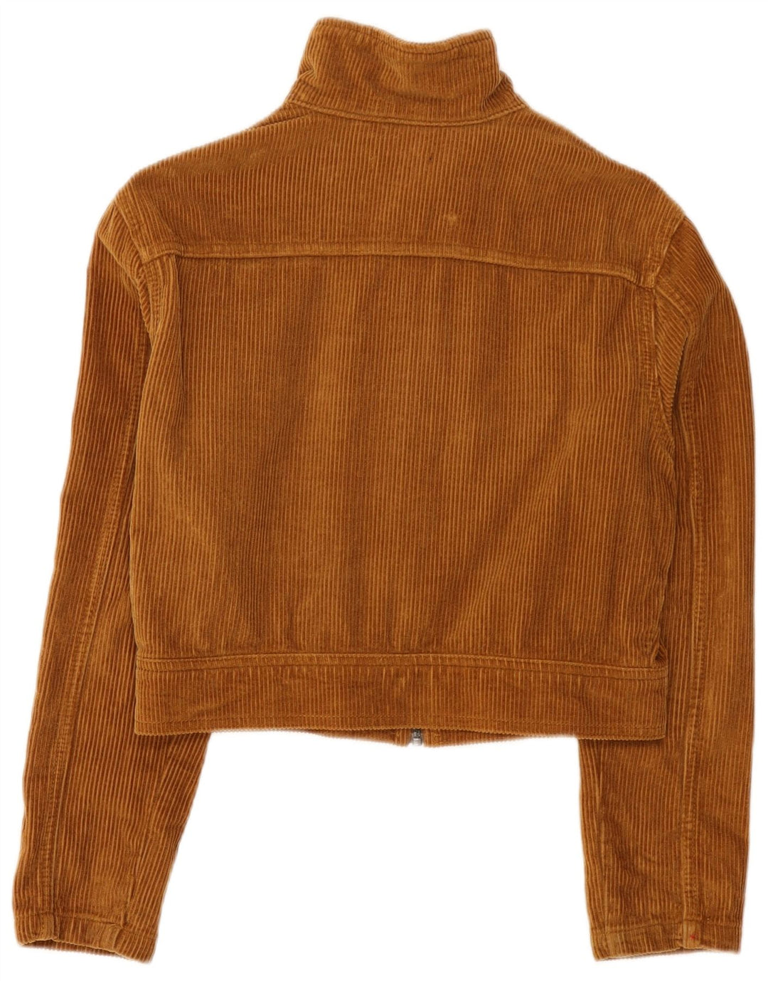 Giacca da donna in velluto a coste corto Superdry UK 8 piccolo cotone marrone