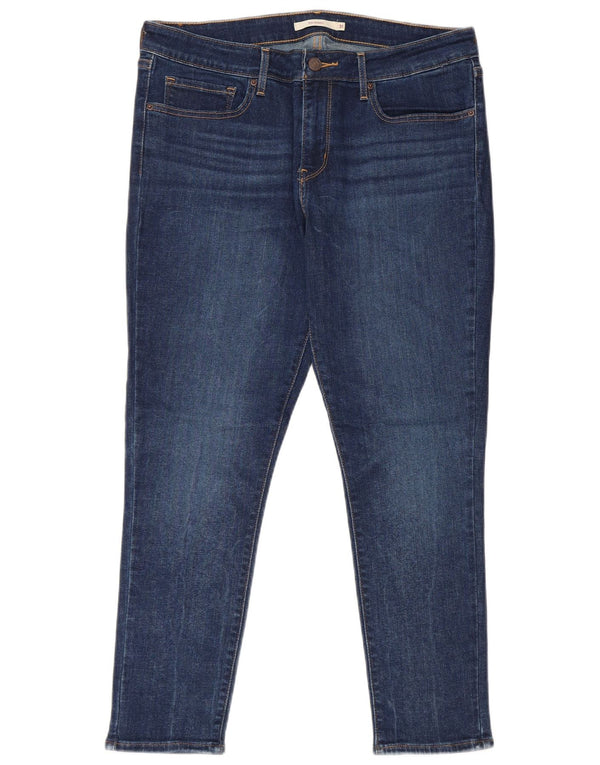 Jeans Levi's da donna 711 skinny W31 L26 cotone blu navy
