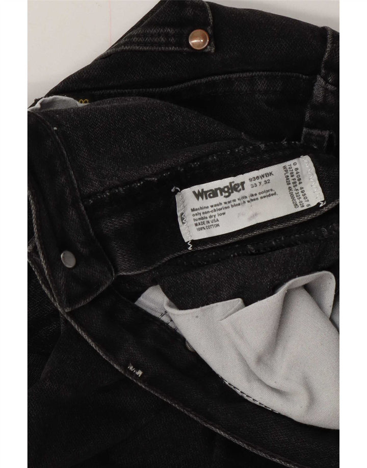 Jeans dritti da uomo Wrangler W33 L32 cotone grigio