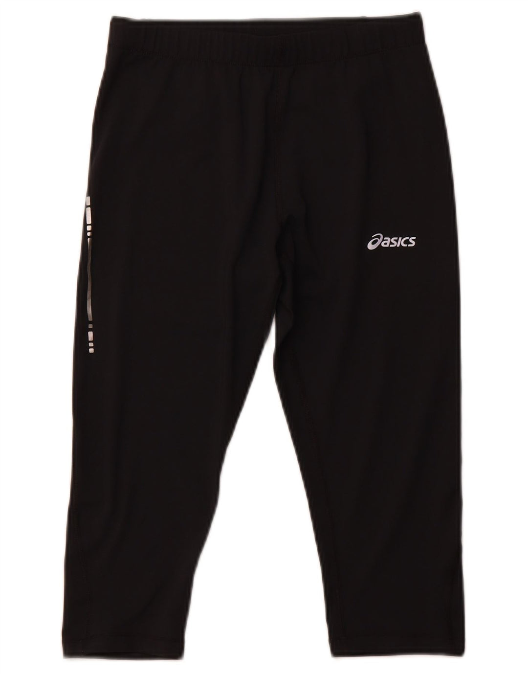 ASICS Womens Capri Leggings UK 8 Small Black Polyester