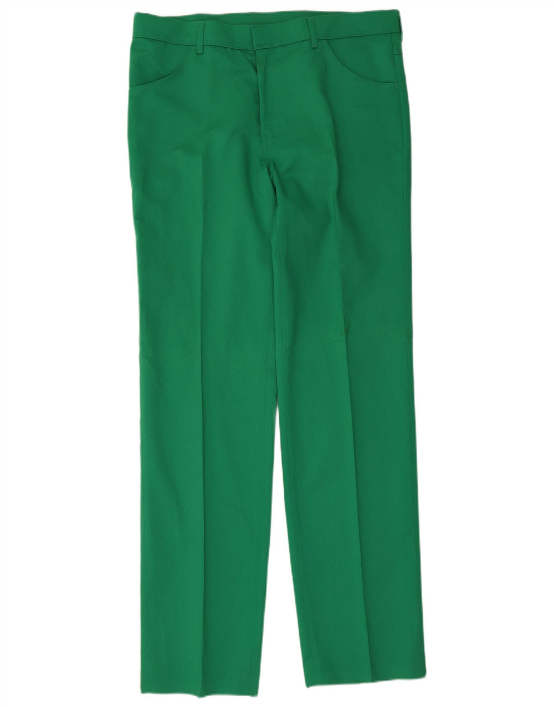 Pantaloni casual dritti da donna Farah W36 L34 poliestere verde