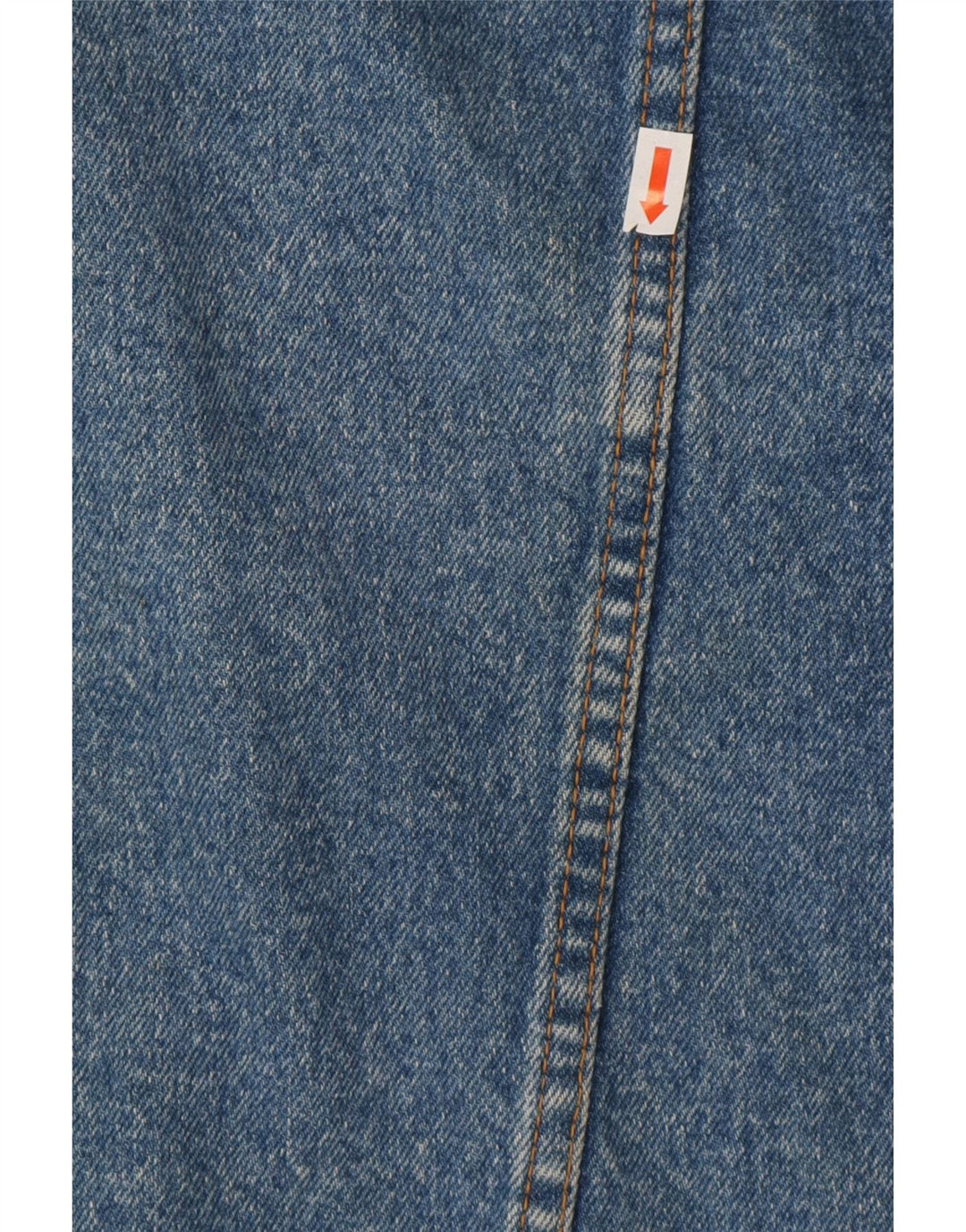 Giacca di jeans oversize da donna vintage UK 14 cotone blu medio