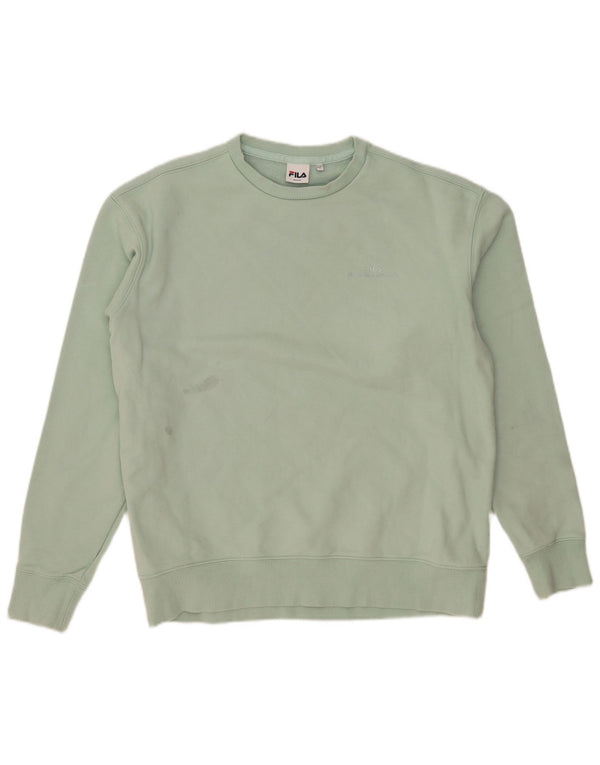 FILA Felpa Uomo Maglione Medio Turchese Cotone