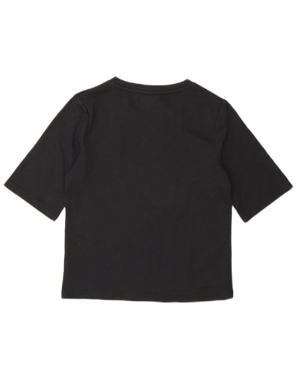 Polo Assn. T-shirt corta da donna Top UK 6 XS cotone nero