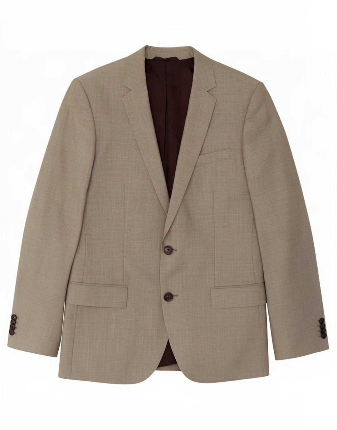 Giacca blazer da uomo a 2 bottoni Hugo Boss EU 46 piccola lana grigia