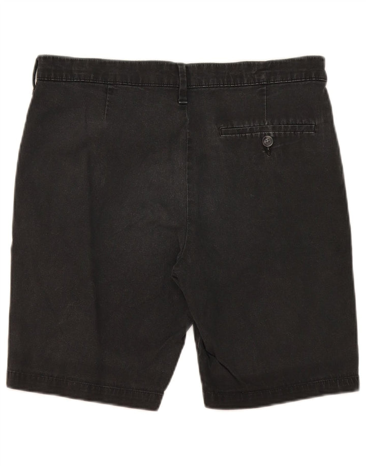 Pantaloncini chino da uomo Marks & Spencer W32 cotone nero medio