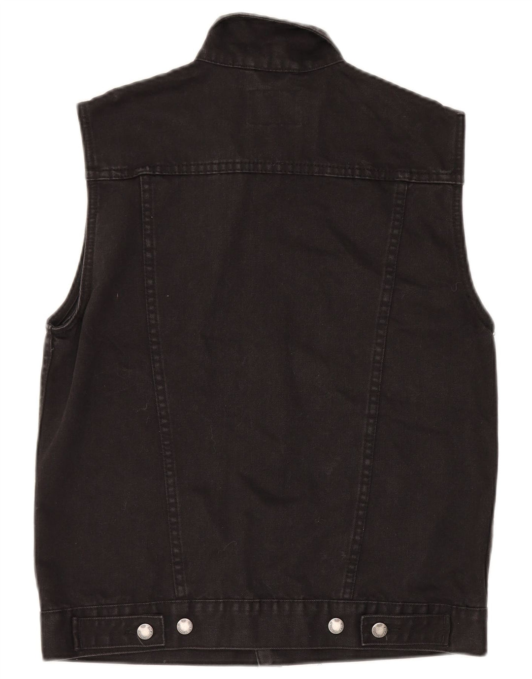 Gilet in denim da uomo Cheap Monday UK 38 cotone nero medio