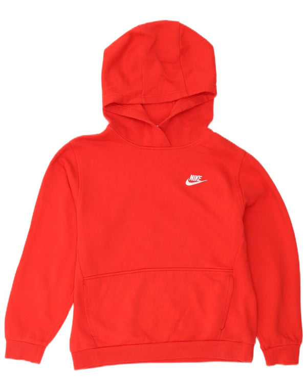 Felpa con cappuccio Nike da bambino 13-14 anni XL in cotone rosso