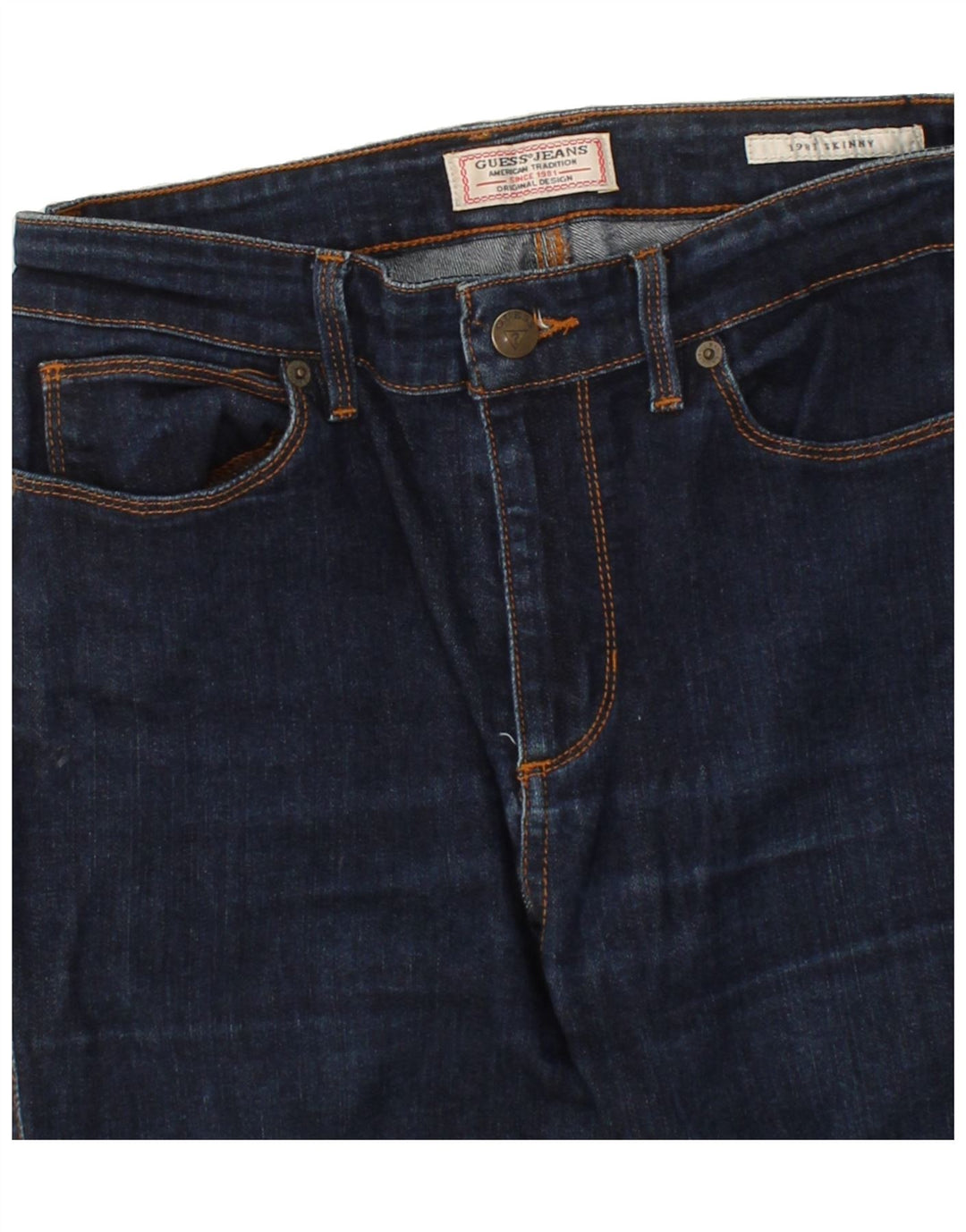 GUESS Womens Skinny Jeans W30 L29  Navy Blue Vintage Guess and Second-Hand Guess from Messina Hembry 