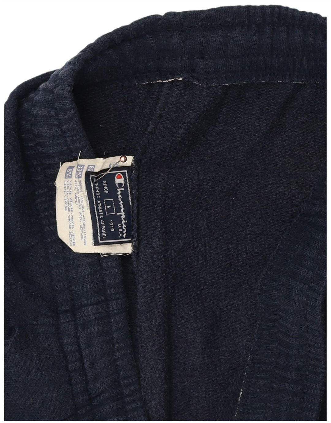 Pantaloni da tuta da uomo Champion Large in cotone blu navy
