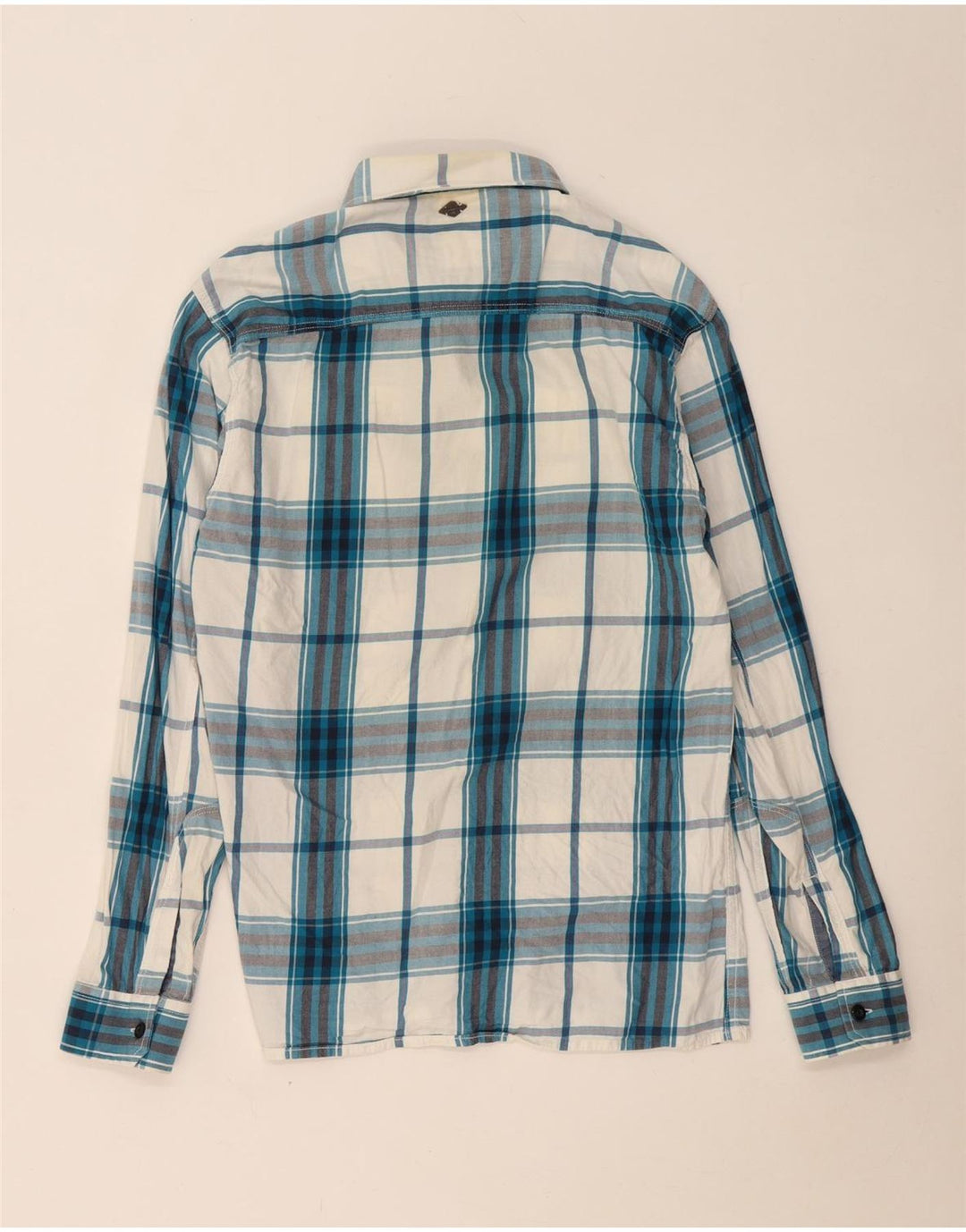 Camicia da uomo Jack & Jones in cotone a quadri grandi blu