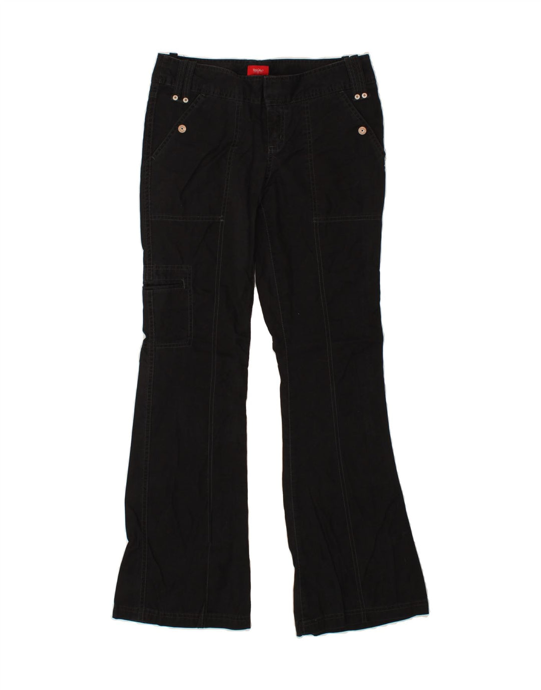 MOSSIMO Womens Bootcut Chino Trousers US 7 Medium W32 L32 Black Cotton Vintage Mossimo and Second-Hand Mossimo from Messina Hembry 