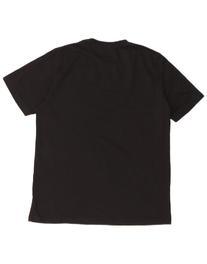 T-shirt grafica da uomo Diesel Top grande in cotone nero