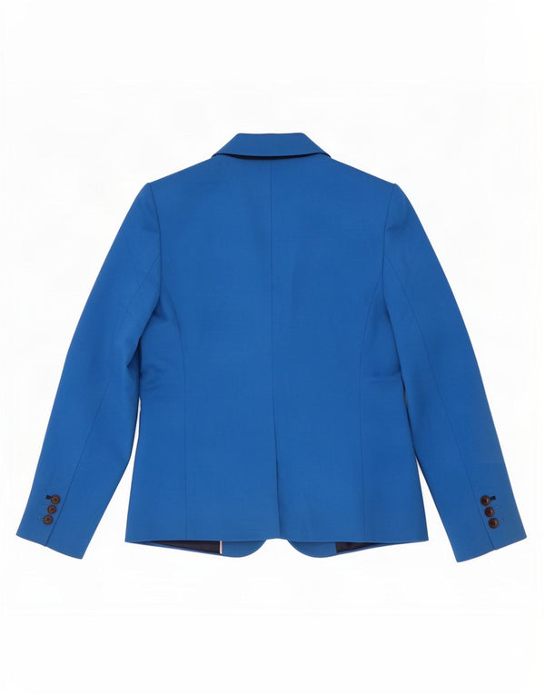 Giacca blazer a 2 bottoni da donna Boden UK 14 viscosa blu medio