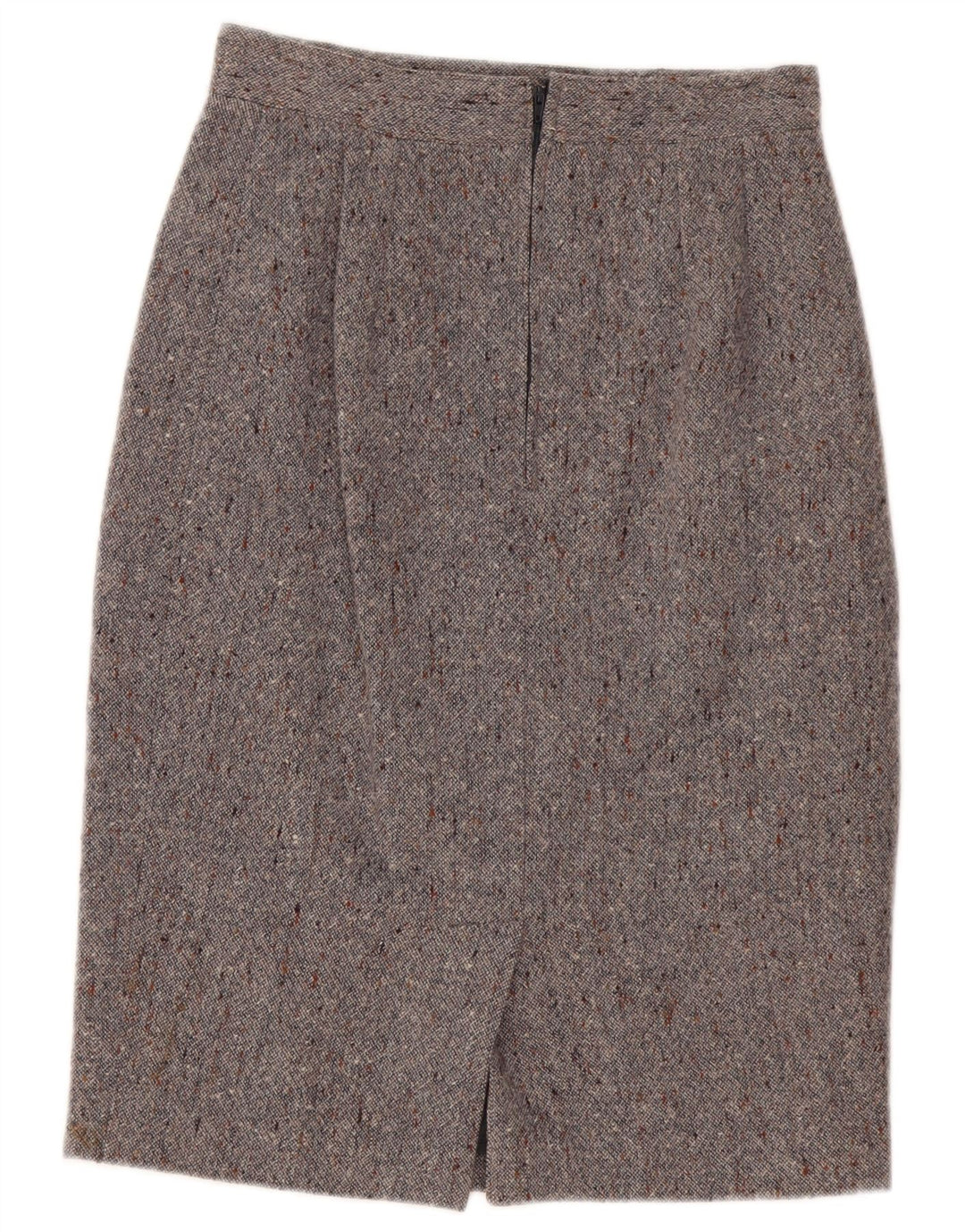 Gonna a tubino vintage da donna media W30 grigia chiazzata