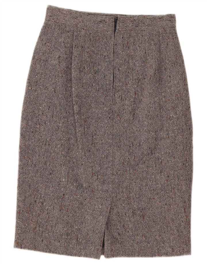 Gonna a tubino vintage da donna media W30 grigia chiazzata