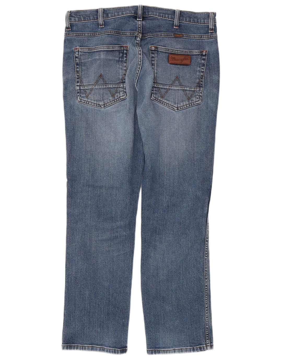 WRANGLER Jeans dritti elasticizzati Arizona da uomo W36 L30 cotone blu