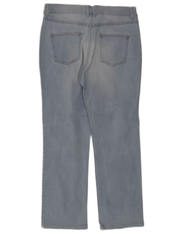 Jeans dritti da donna Marks & Spencer UK 14 medio W32 L27 cotone blu
