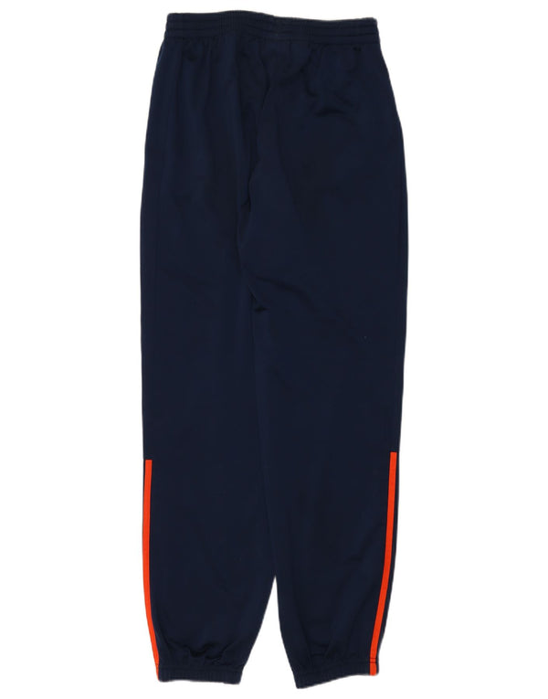 Adidas Boys Tracksuit Trousers Joggers 15-16 Years Navy Blue Polyester