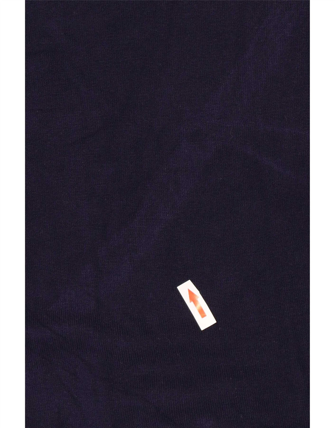 Maglione Zara da uomo con scollo a V grande in viscosa blu navy