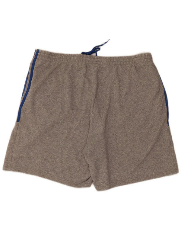 Pantaloncini sportivi da uomo Adidas 2XL Cotone chiazzato grigio