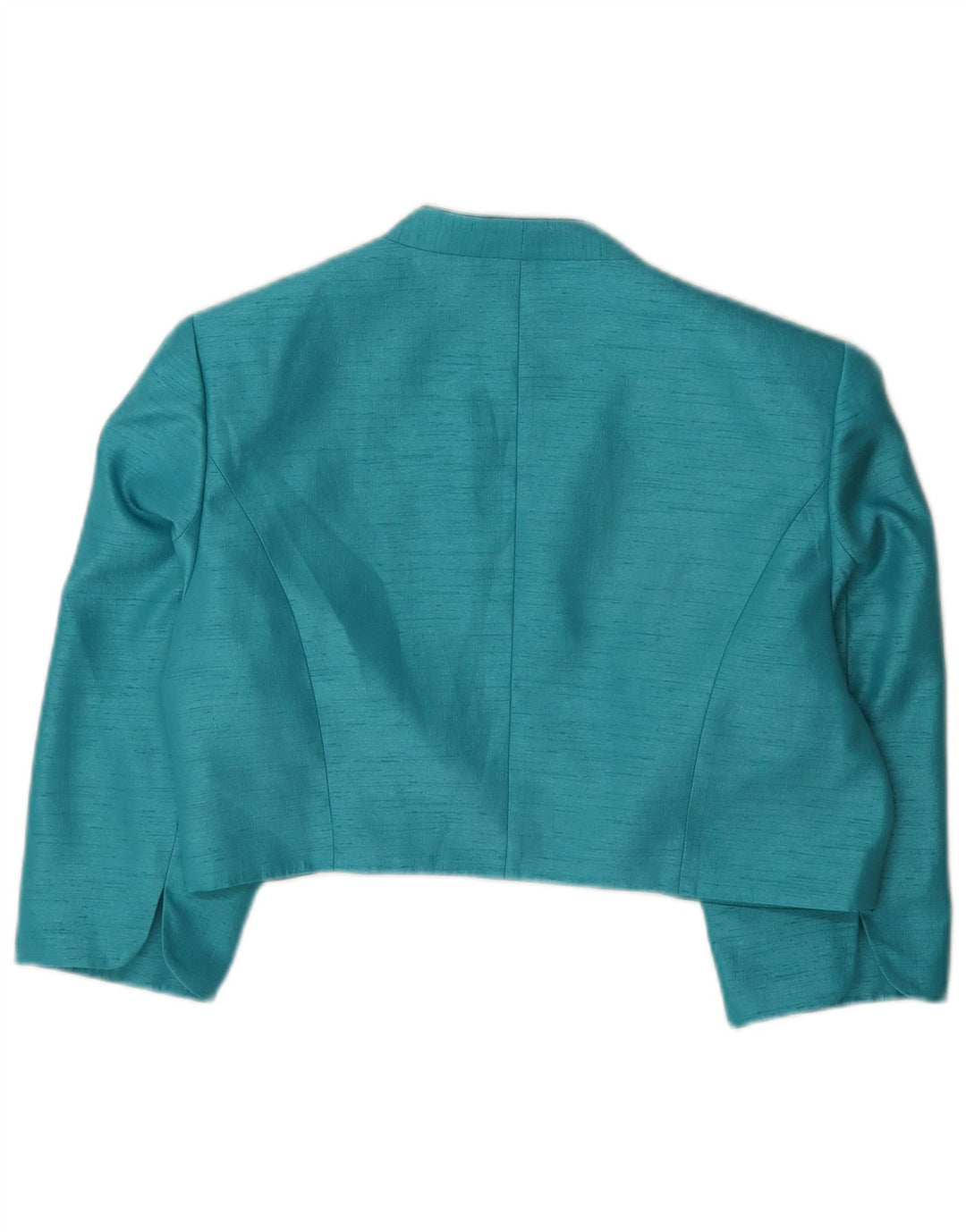 JACQUES VERT Giacca Bolero da donna con maniche a 3/4 UK 16 Grande Turchese