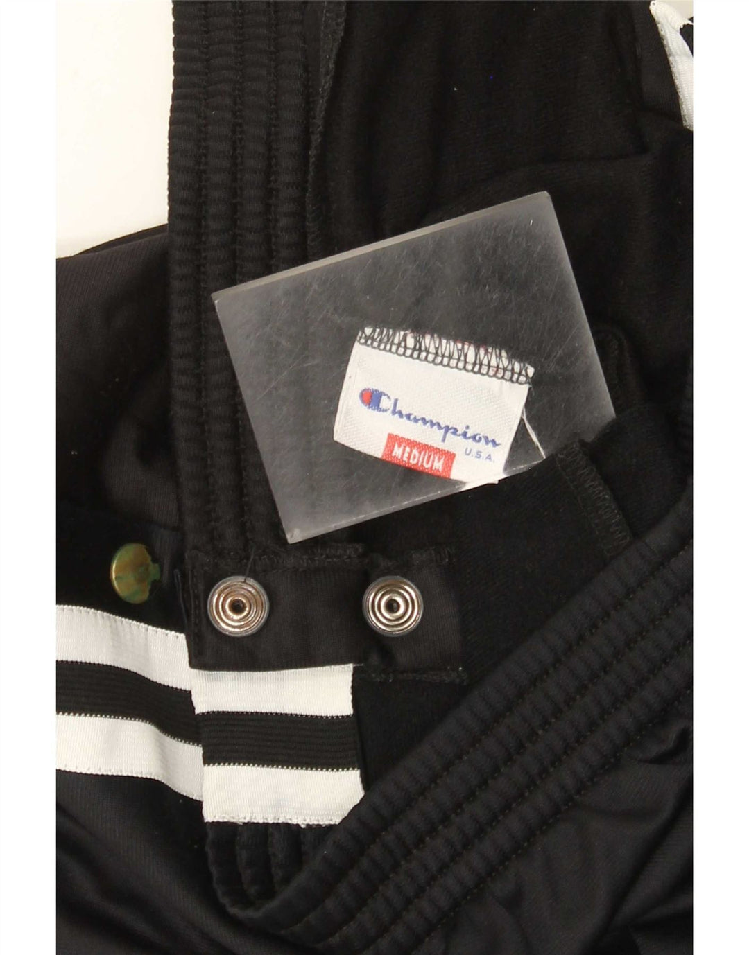 Pantaloni da tuta da uomo Champion in poliestere nero medio