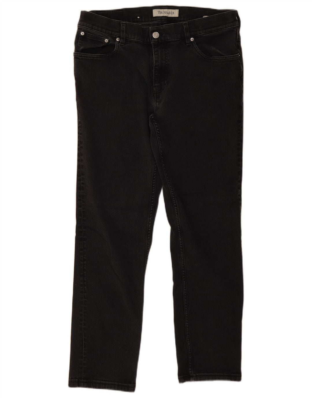 Jeans Slim Uomo Trussardi W34 L28 Cotone Grigio