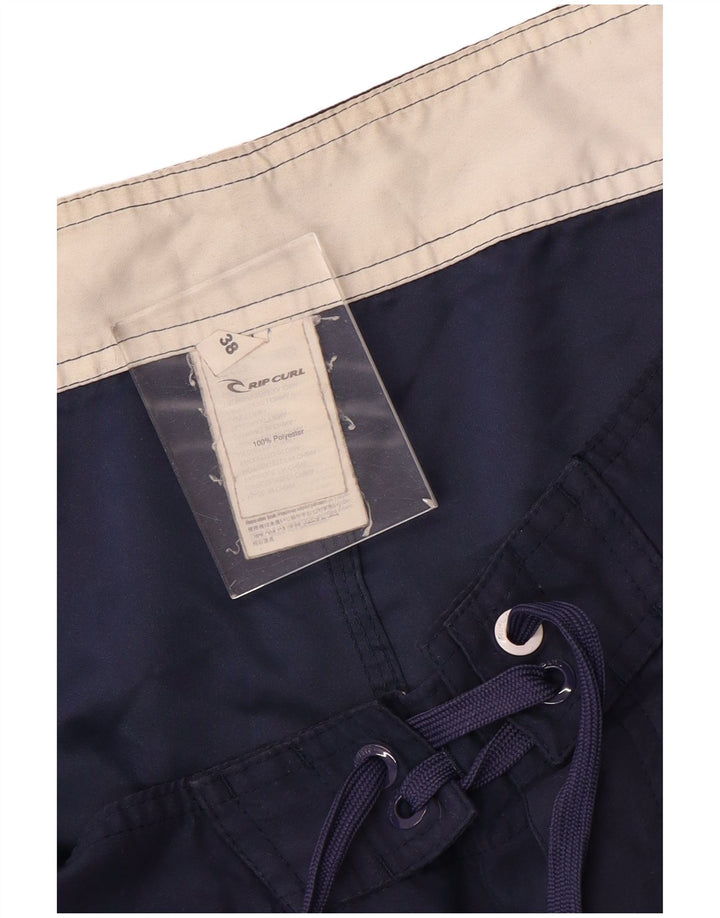 Pantaloncini da bagno grafici da uomo Rip Curl XL poliestere blu navy
