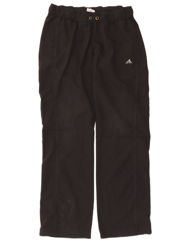 Pantaloni Adidas Windbreaker da donna UK 14 Medium Nero Poliestere
