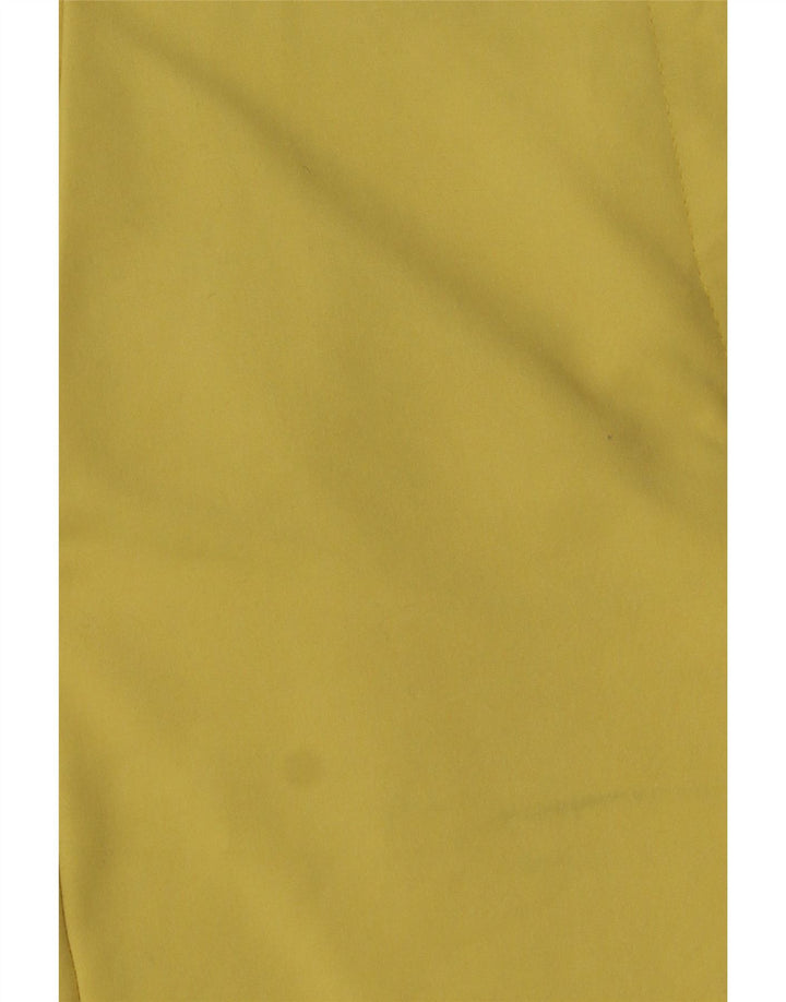 Pantaloni chino slim da donna Zara medi W28 L26 gialli