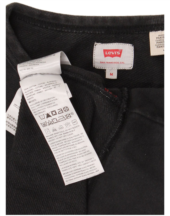 Felpa grafica da uomo Levi's in cotone grigio medio