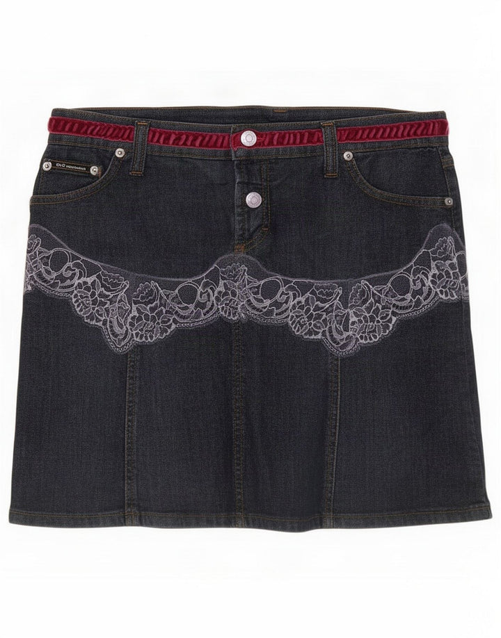 Dolce & Gabbana Gonna di jeans da donna IT 42 Media W28 Blu