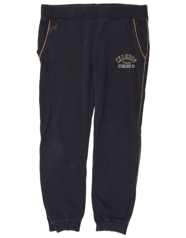Pantaloni da tuta con grafica da uomo Champion Joggers XL cotone blu navy