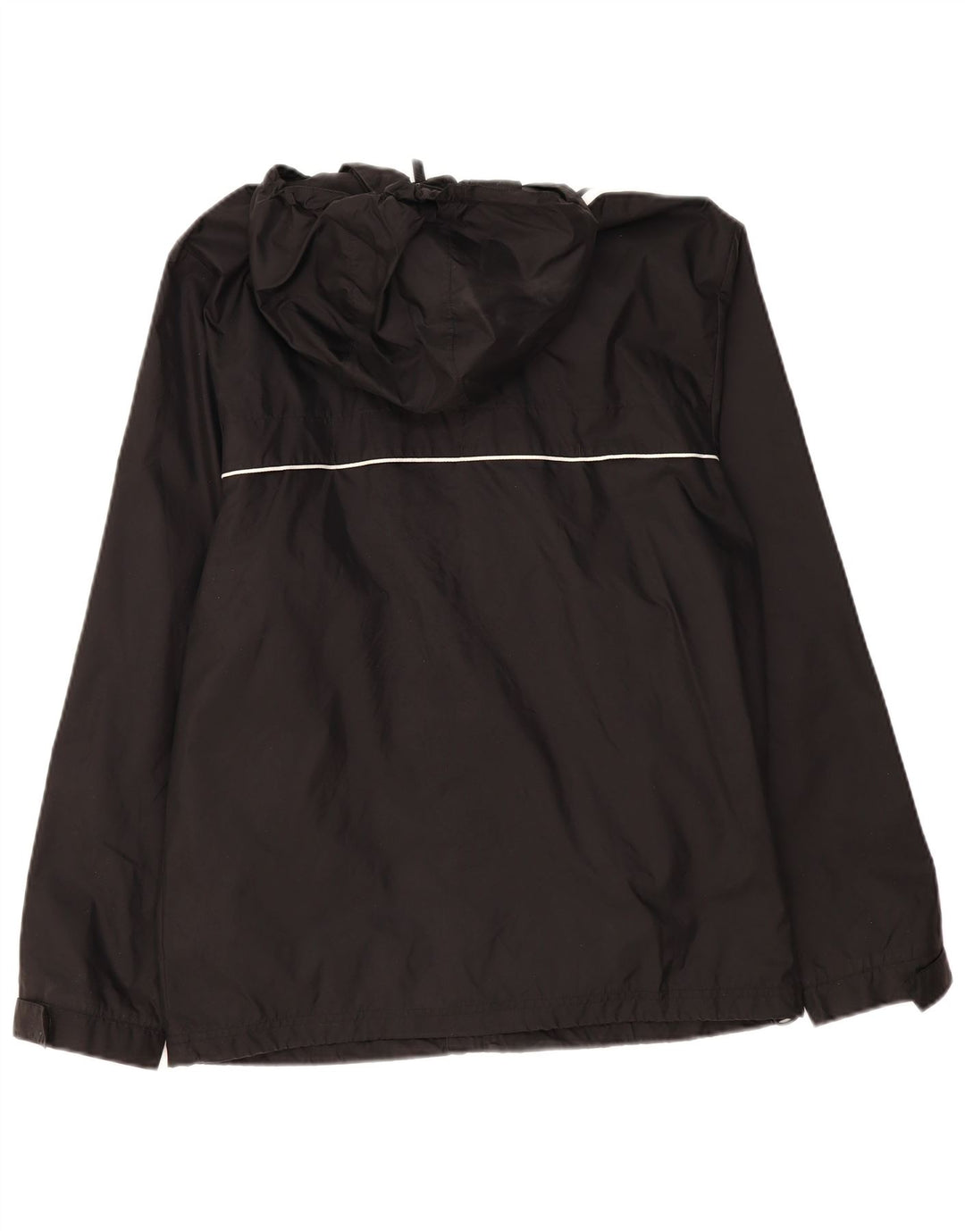 Giacca antipioggia da uomo ADIDAS con cappuccio UK 36/38 Small nera in poliammide