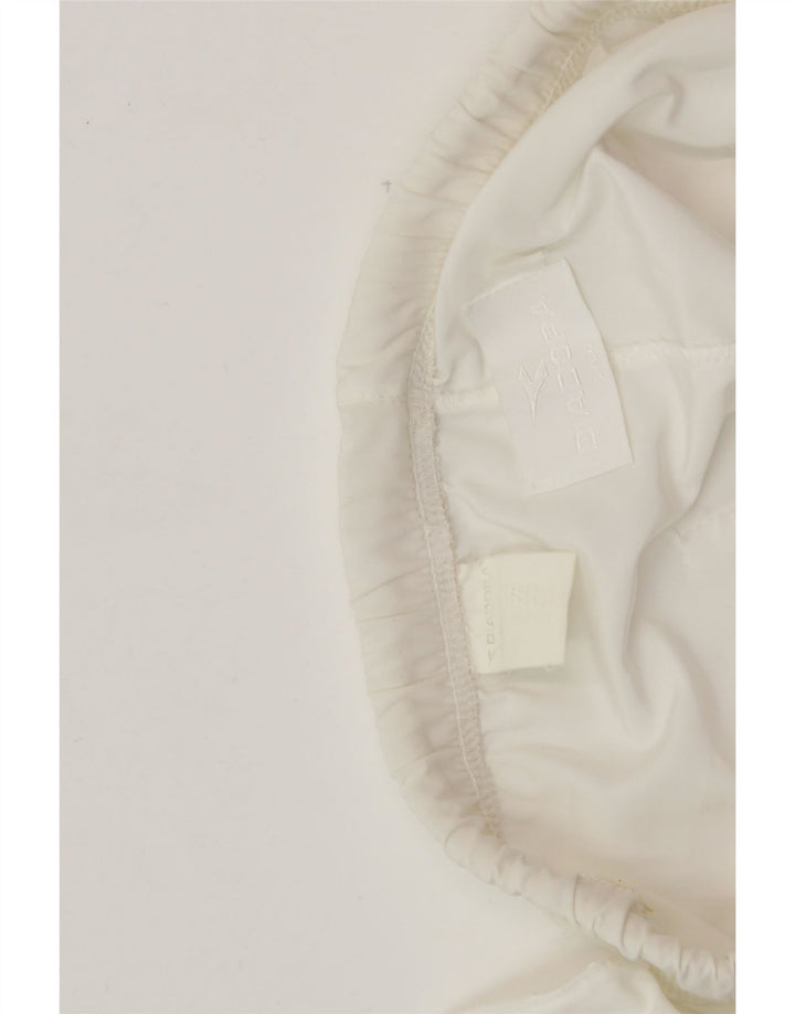Pantaloni da tuta DIADORA Cargo da donna UK 10 Small Bianco Poliestere